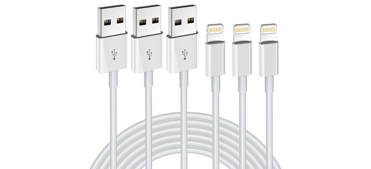 iPhone Charger 3Pack 6FT MFi Certified Lightning Cable