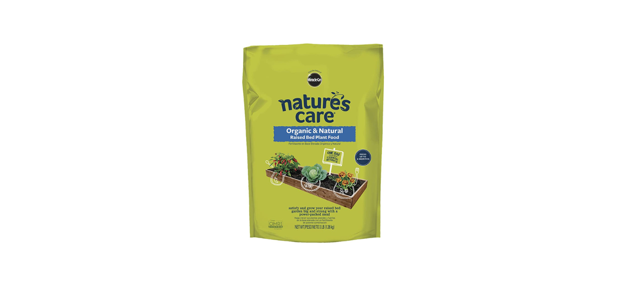 Miracle-Gro Nature's Care Organic & Natural Raised Bed Plant Food