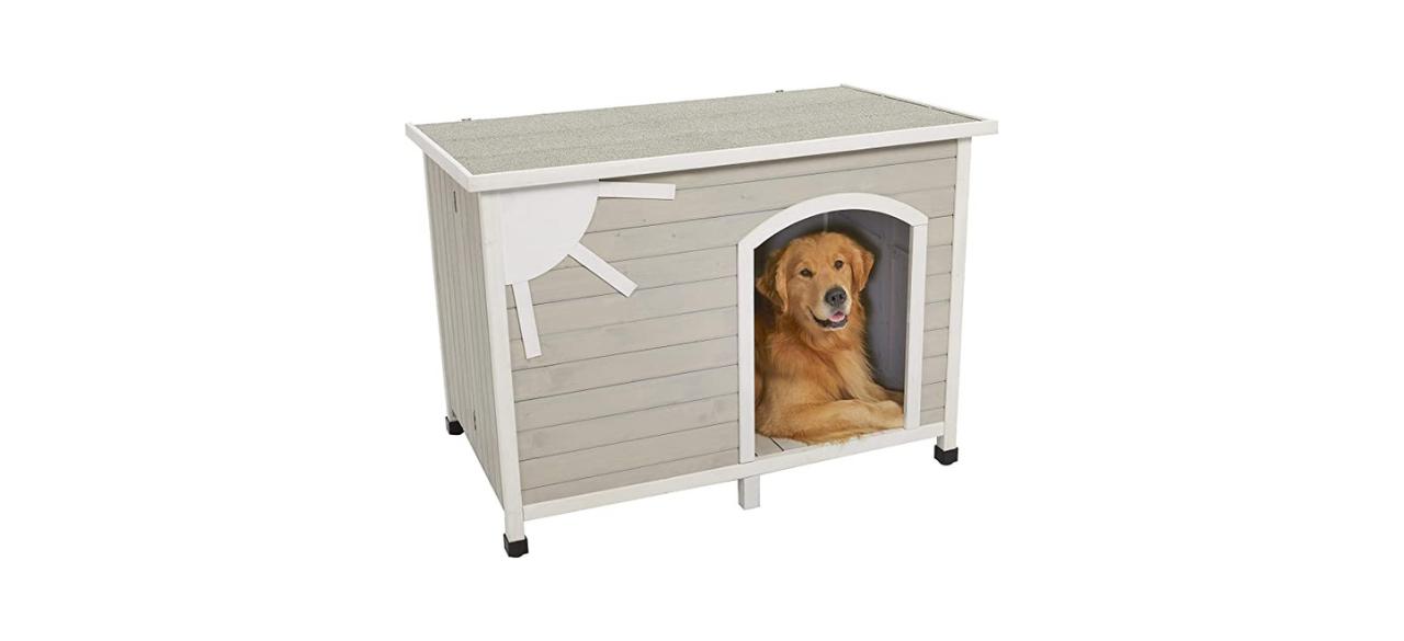 MidWest Eillo Folding Outdoor Wood Dog House