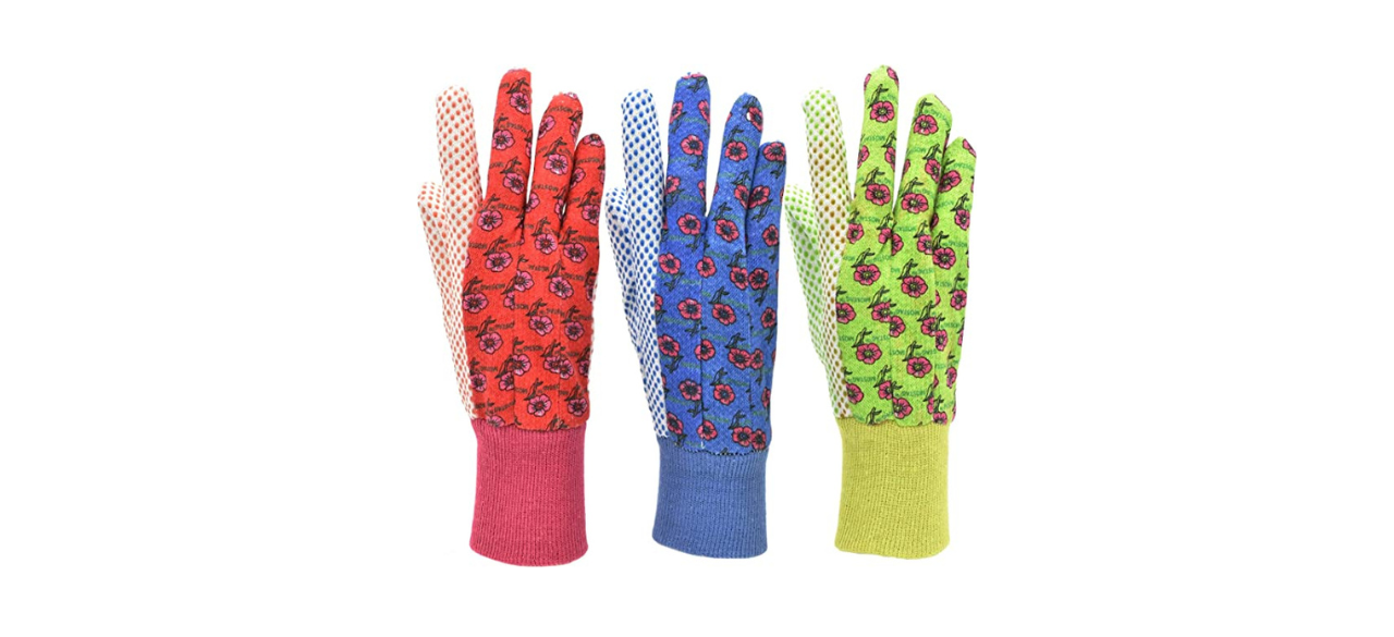 G&F Soft Jersey Garden Gloves