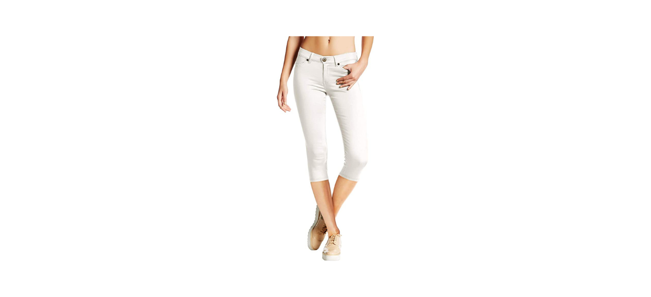 Style Co Curvy Capri Jeans In Bright White