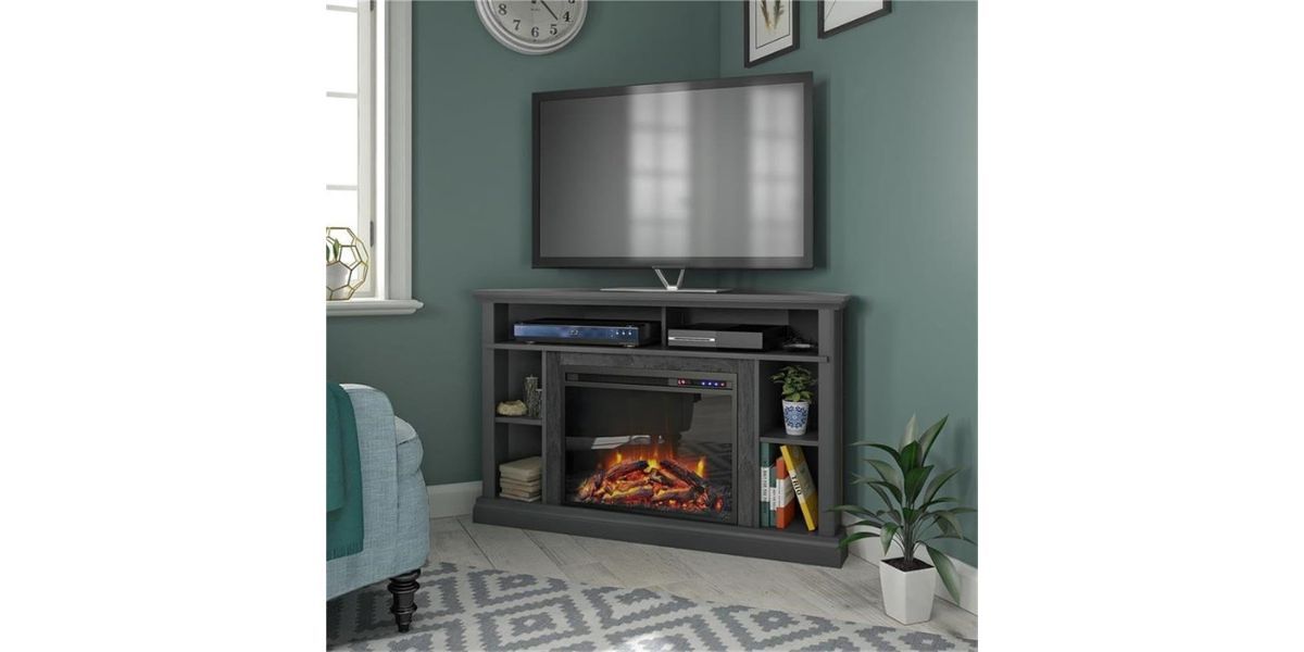  Ameriwood Home Overland Electric Corner Fireplace 