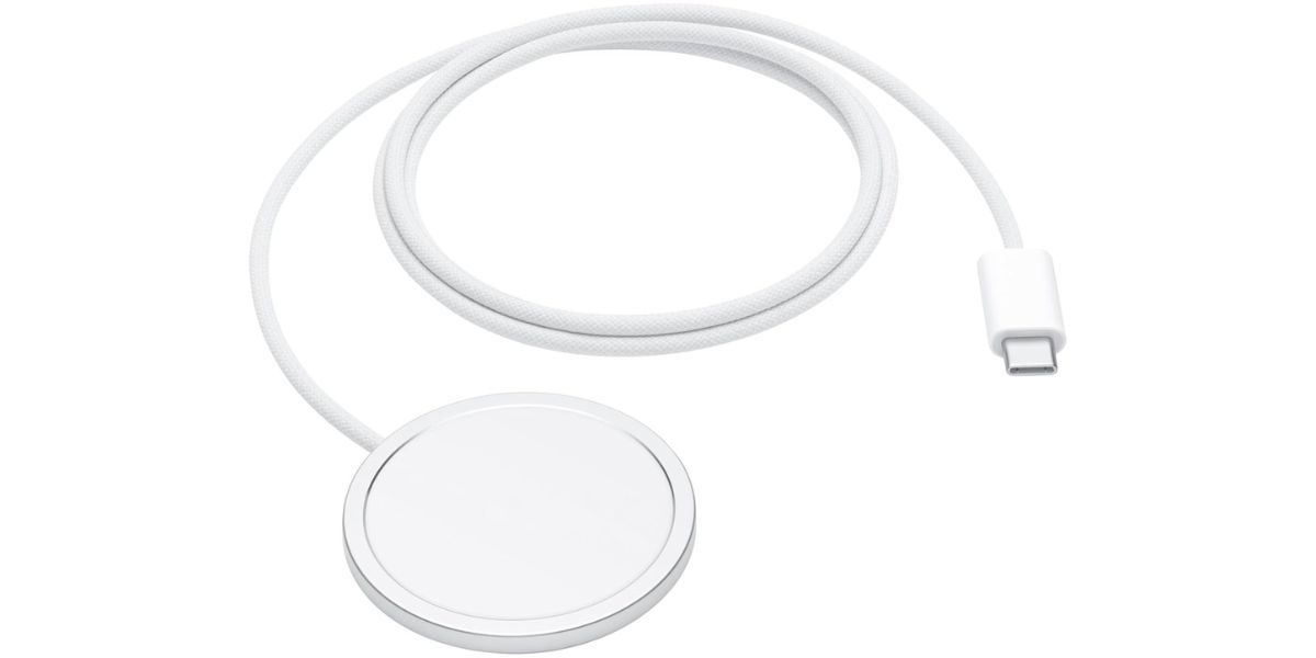 Apple MagSafe Charger on white background