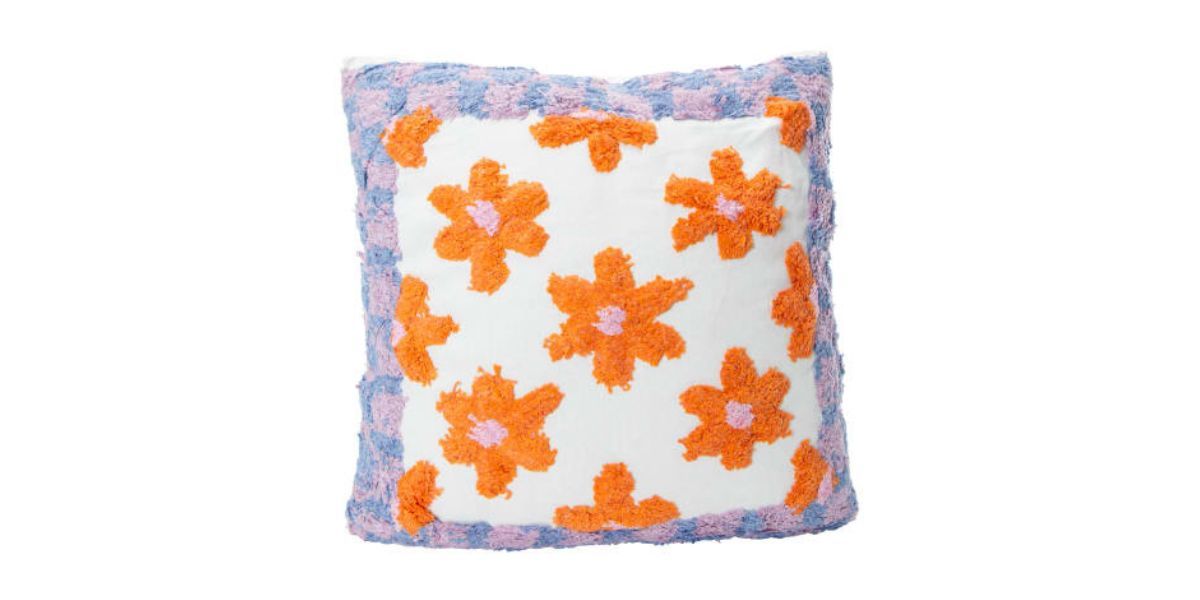 Flower Throw Pillow