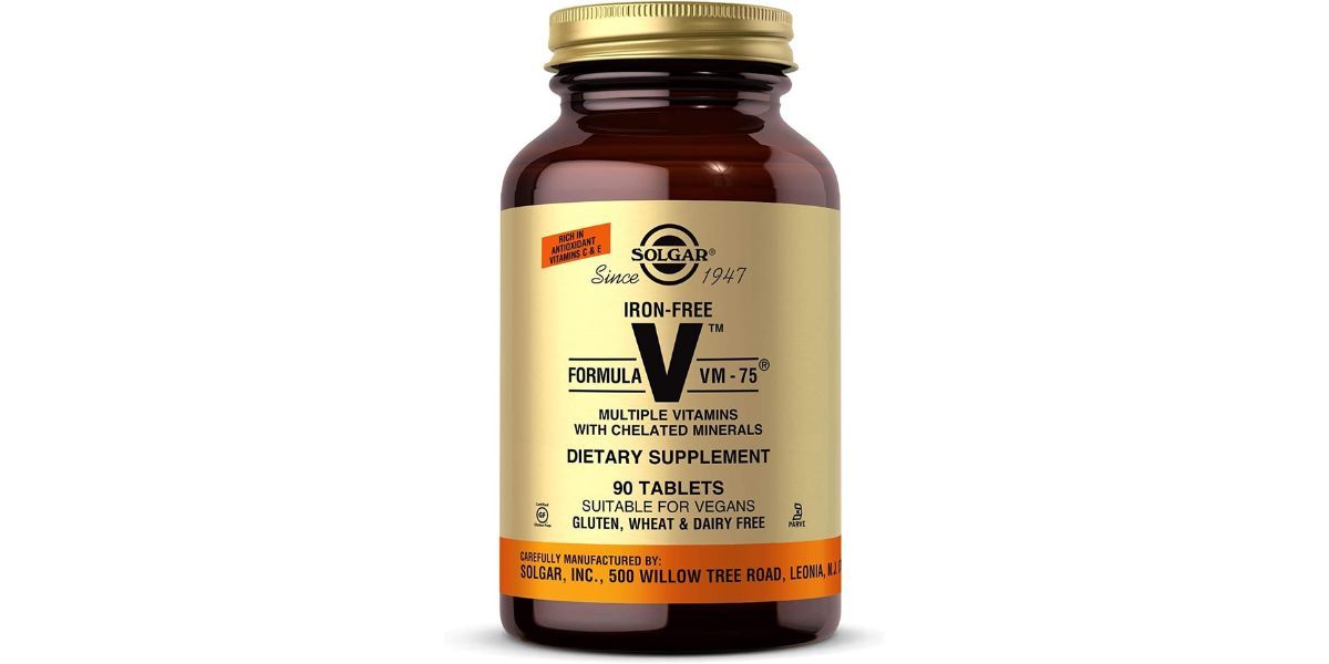 Best Solgar Iron-Free Formula VM-75 Multivitamin