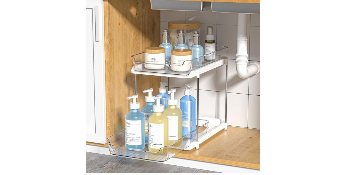 Delamu 2-Tier Multi-Purpose Bathroom Cabinet Organizer