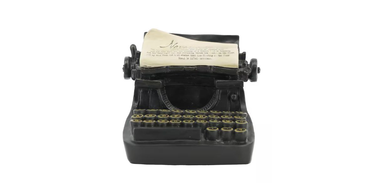 Poe's Nevermore Typewriter Tabletop Décor 