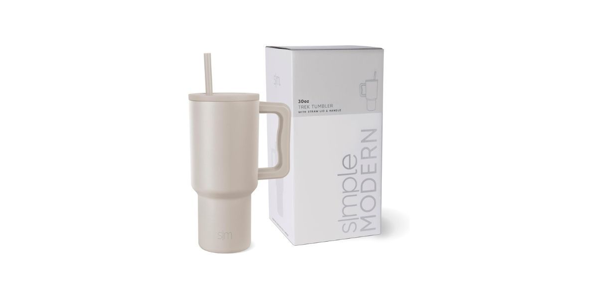 Simple Modern Tumbler Almond Birch