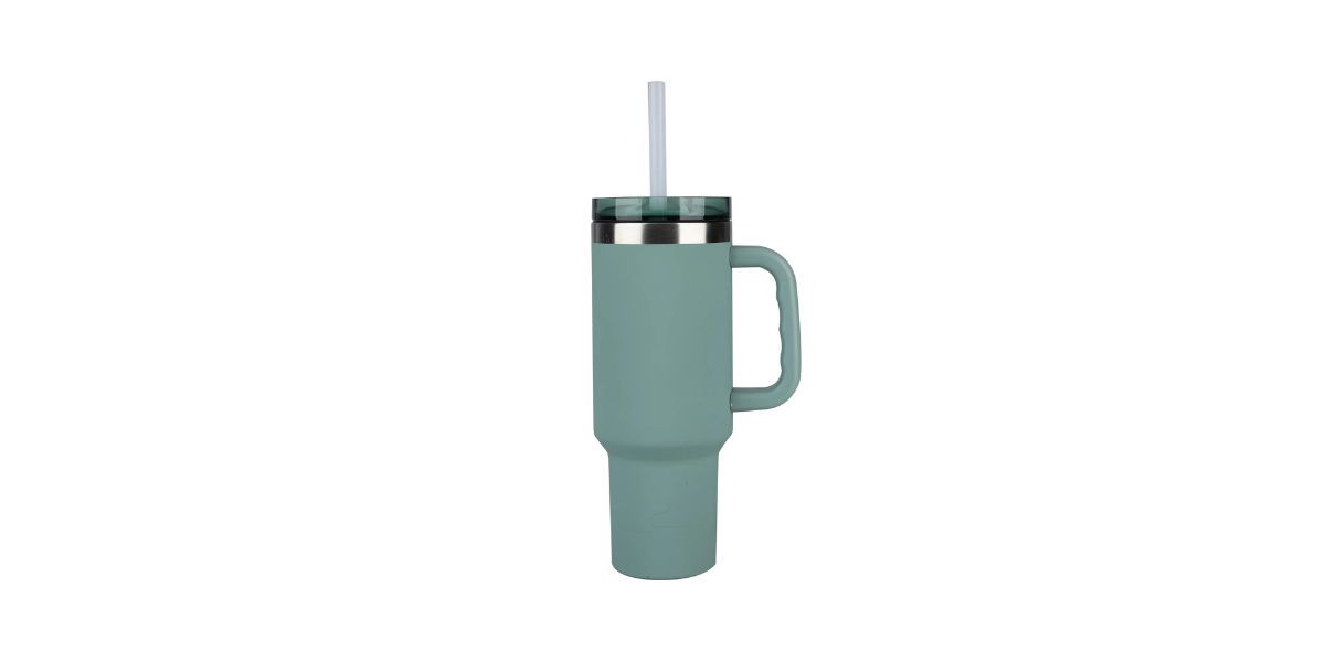 Ozark Trail 40 oz Vacuum Insulated Stainless Steel Tumbler Sage Green