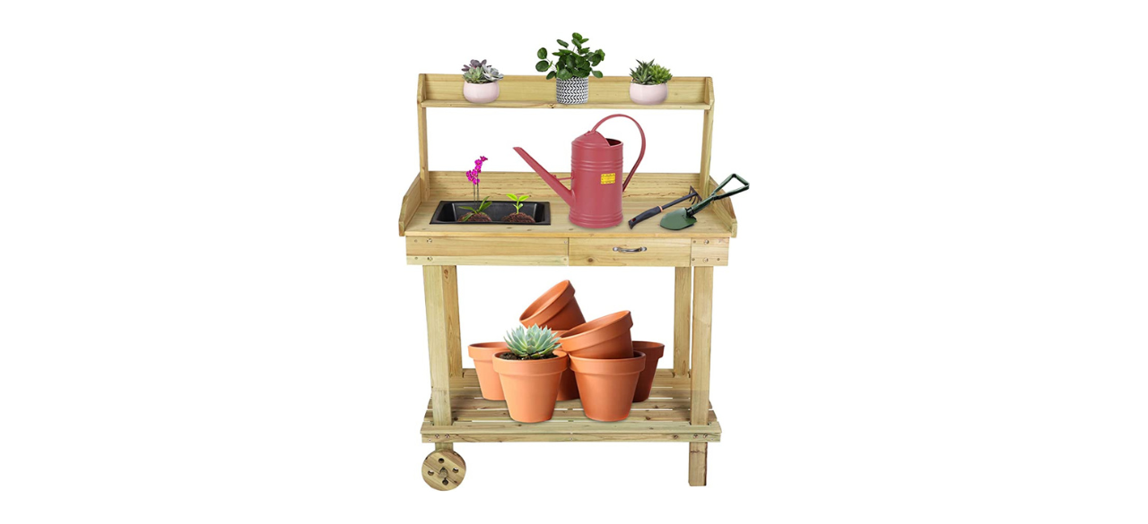 Luckyermore Potting Bench Table