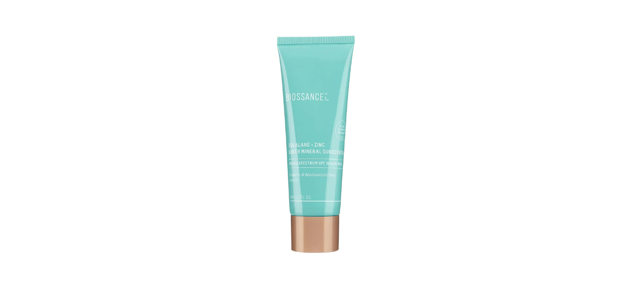 Biossance Squalane and Zinc Sheer Mineral Sunscreen SPF 30 PA