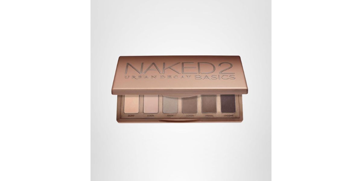 Urban Decay Naked 2 Basics Mini Eyeshadow Palette on white background