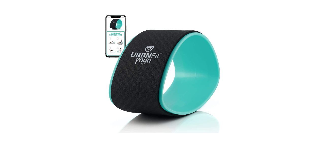 URBNFit Yoga Wheel - for Stretching and Increased Flexibility (Half)