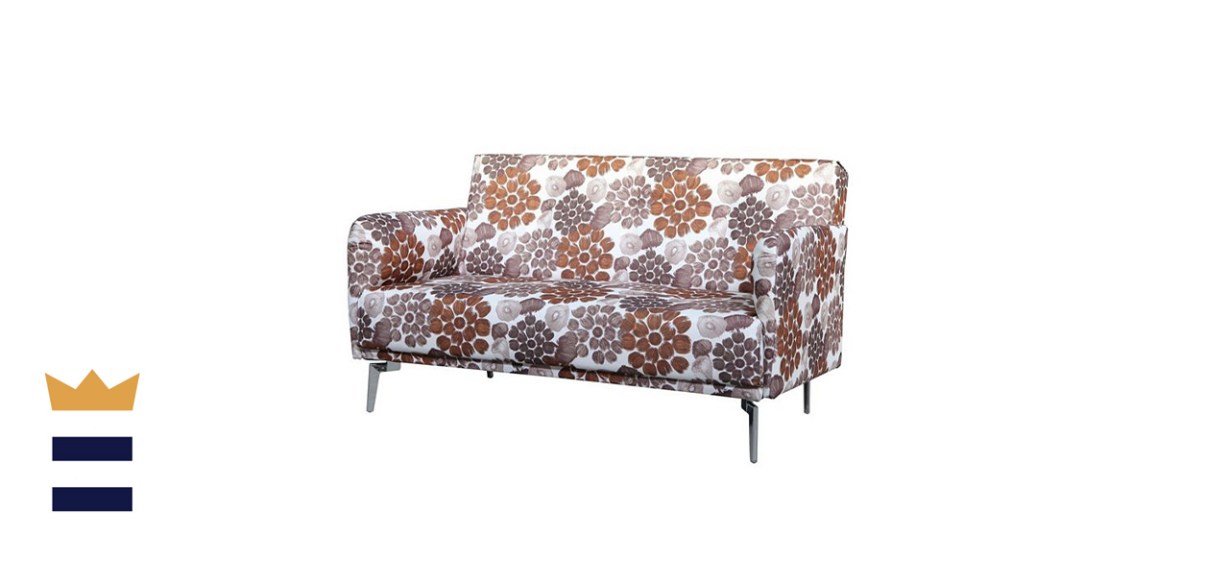 US Pride Furniture Gail Pattern Print Modern Loveseat