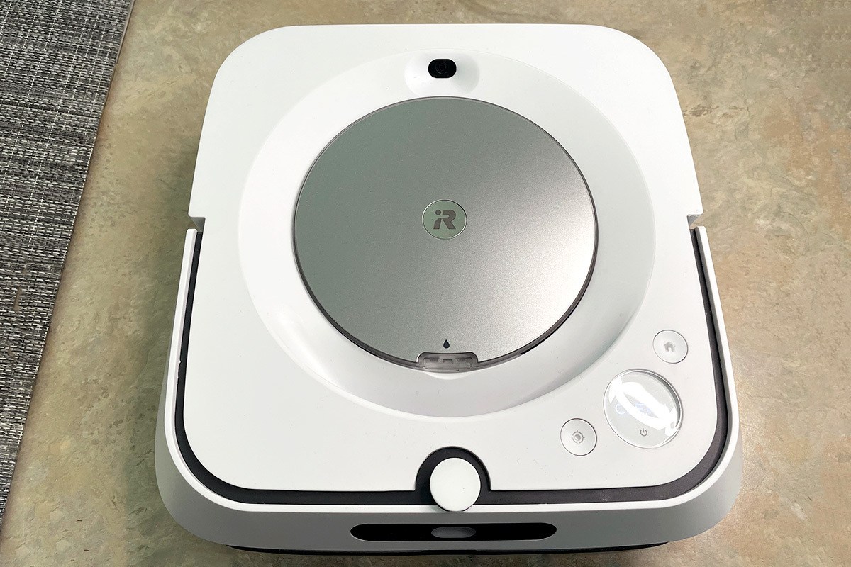 iRobot Braava Jet m6 on floor