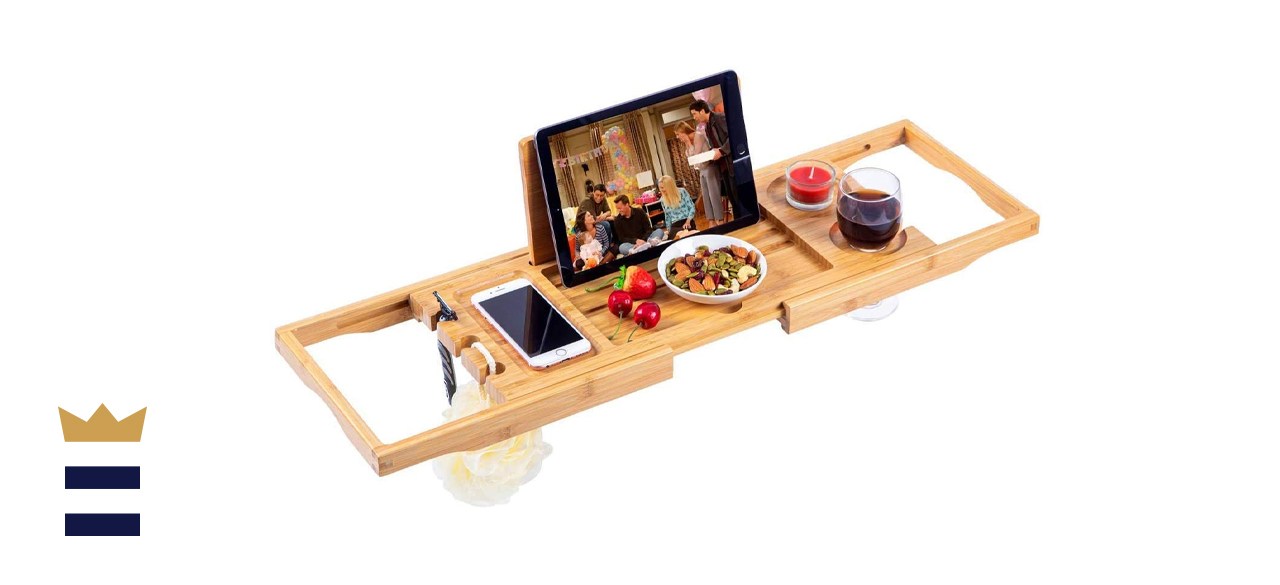 Utoplike Bamboo Bathtub Caddy Tray