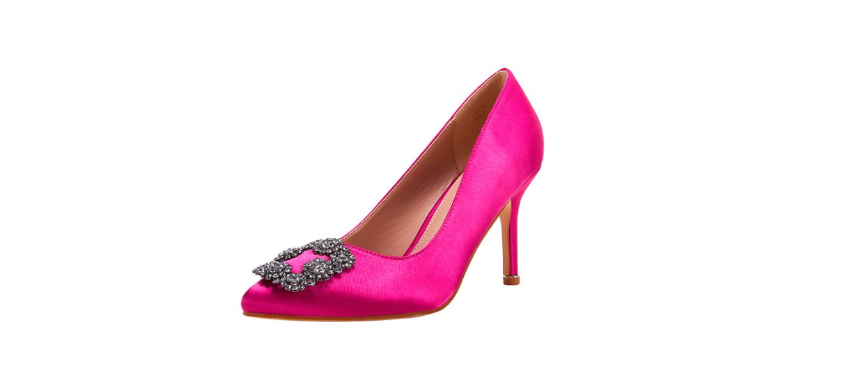 Vetaste Pumps with Jewel Buckles