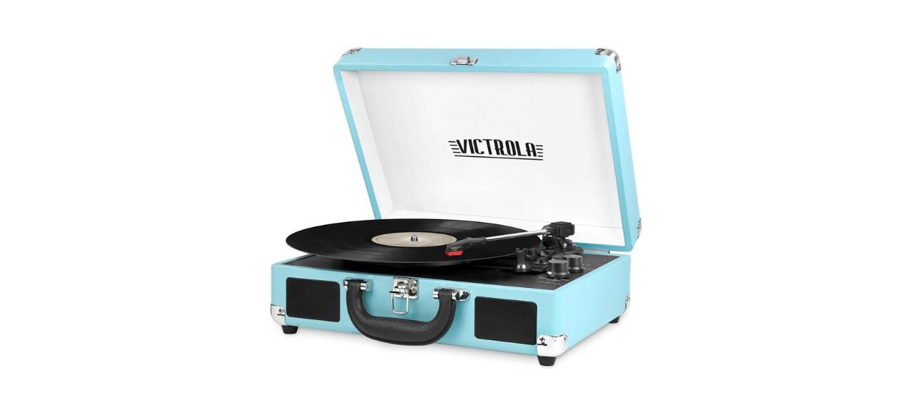 Victrola Vintage 3-Speed Bluetooth Portable Suitcase Record Player