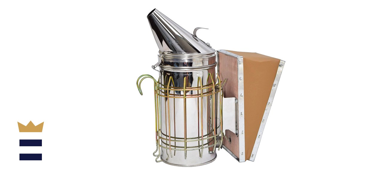 Vivo Stainless Steel Bee Hive Smoker with Heat Shield