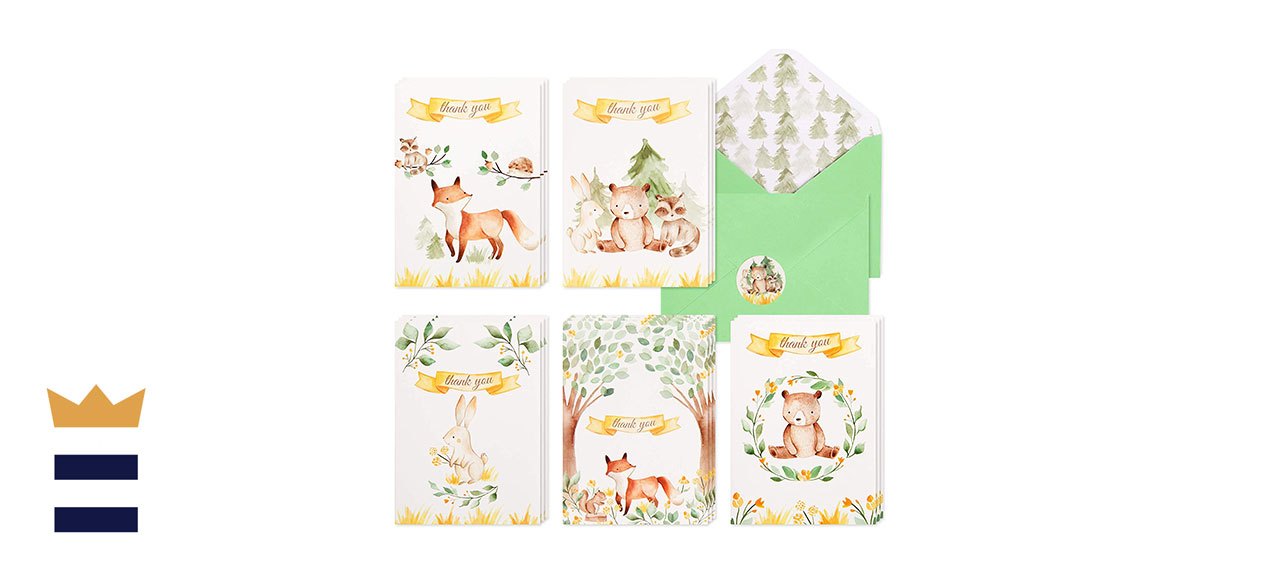 VNS Creations Woodland Thank You Notes