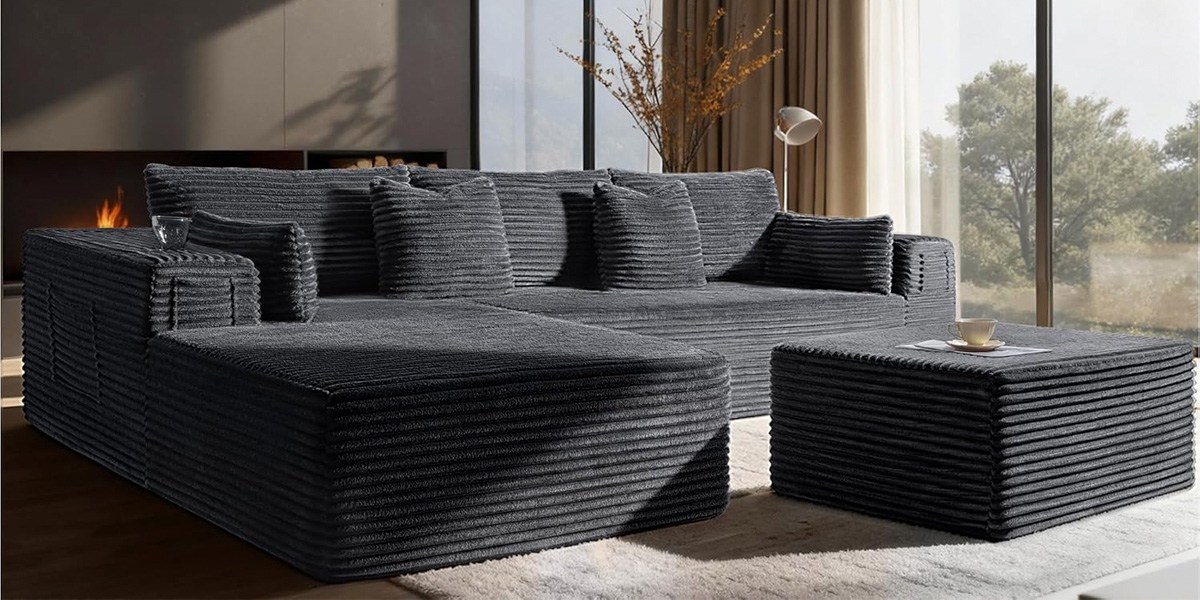 VYUXWO 108" Cloud Sectional Couch