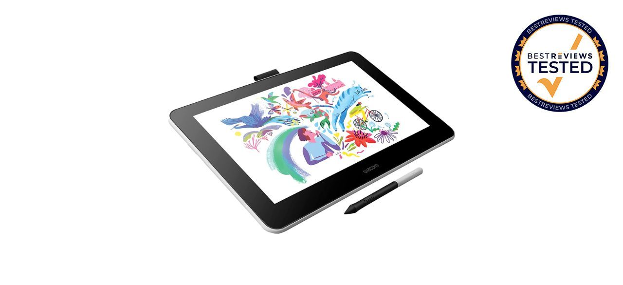 Wacom One Tablet on white background with tested badge