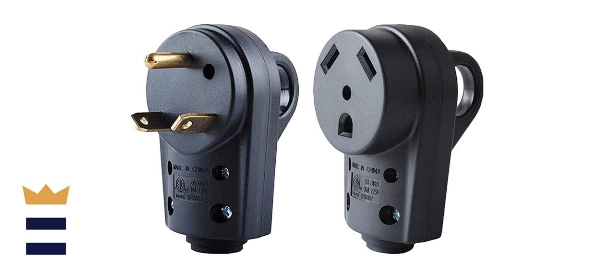 Wadoy 30 AMP RV Plug Male and Female Plug Set