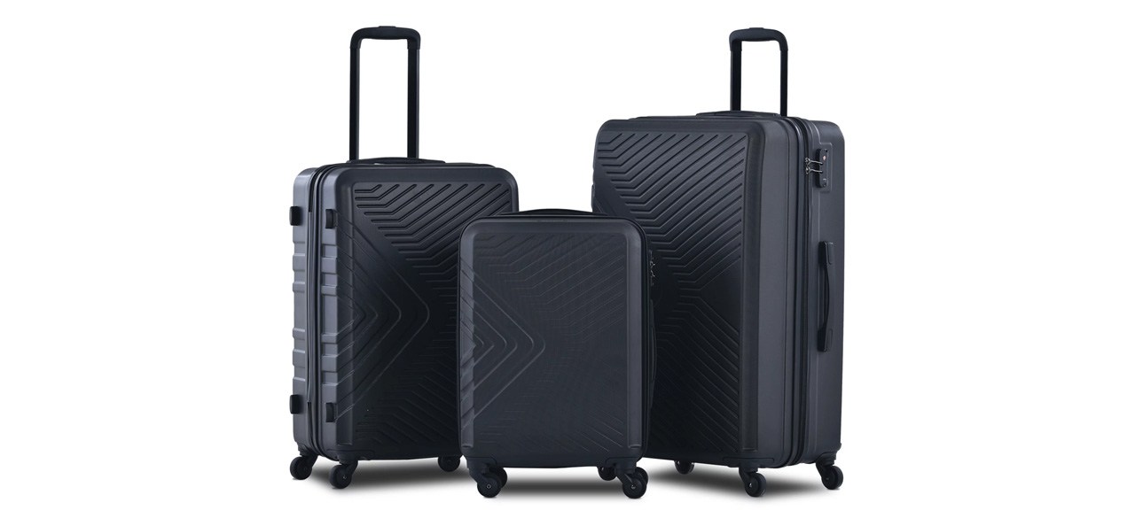 Best Travelhouse 3 Piece Hardshell Luggage Set