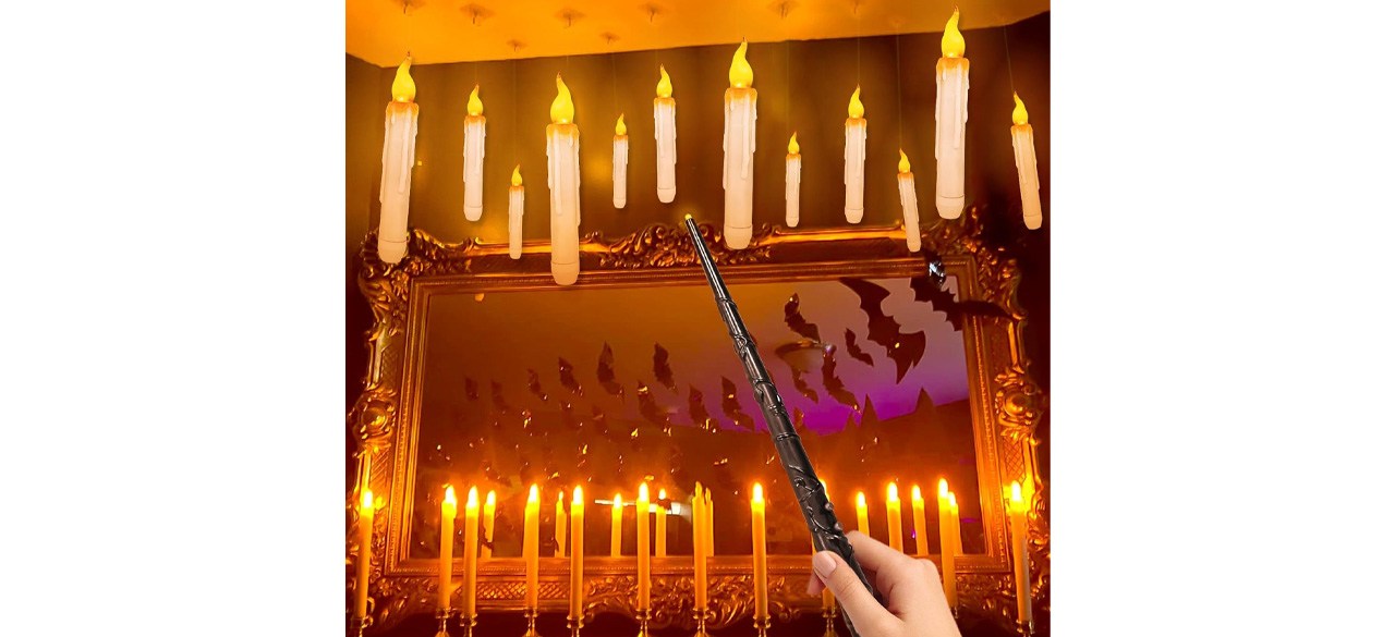 Harry Potter Floating Candles With Wand Remote