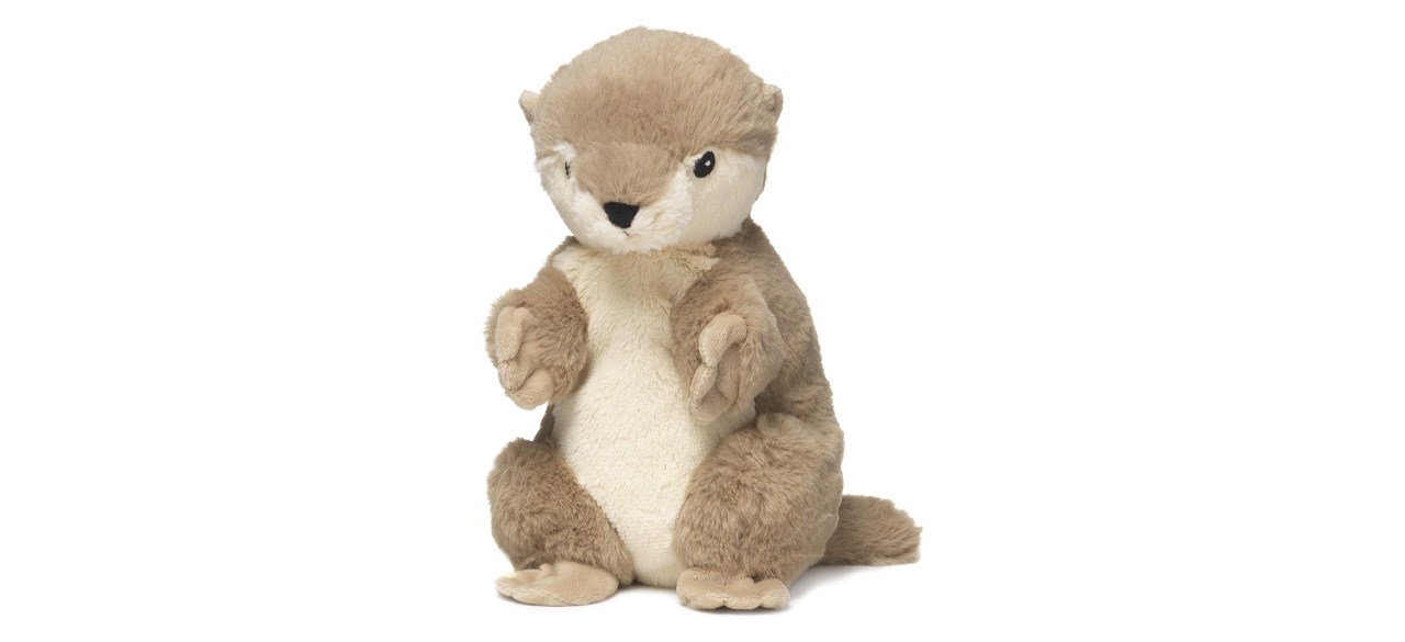 Warmies Microwavable Plush Otter on white background