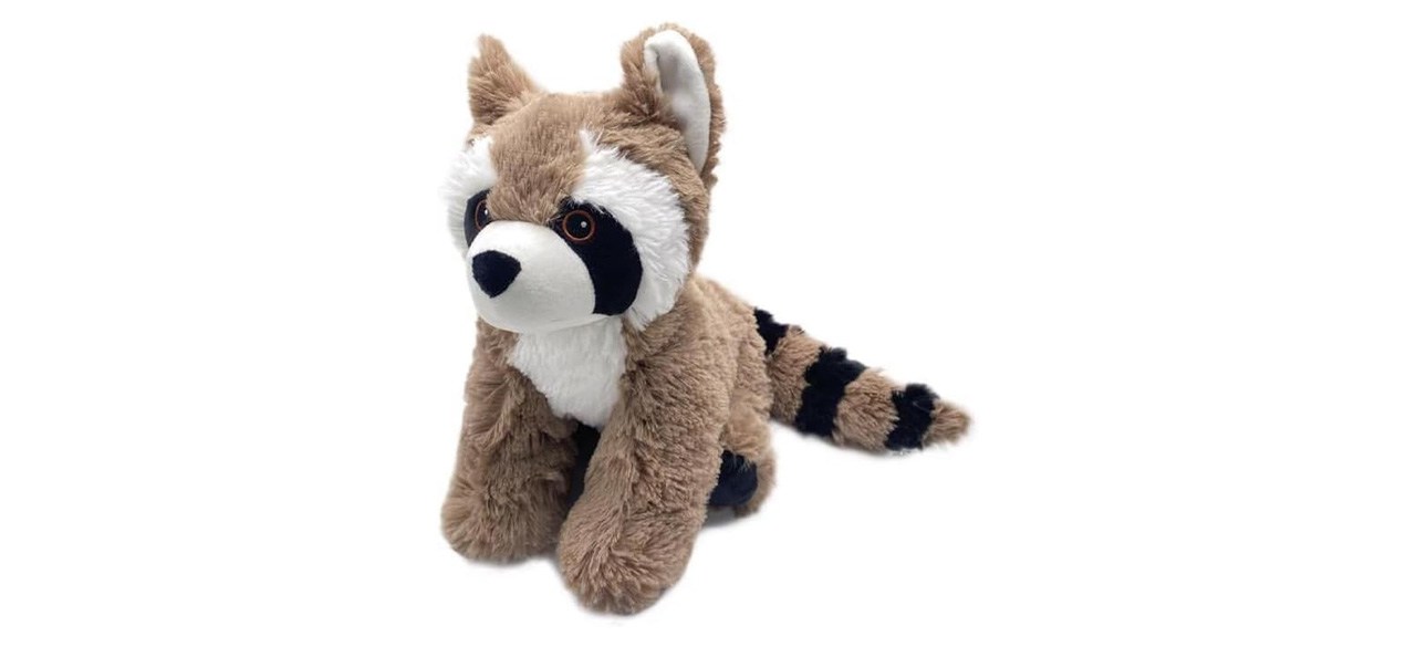 Warmies Microwavable Plush Raccoon on white background