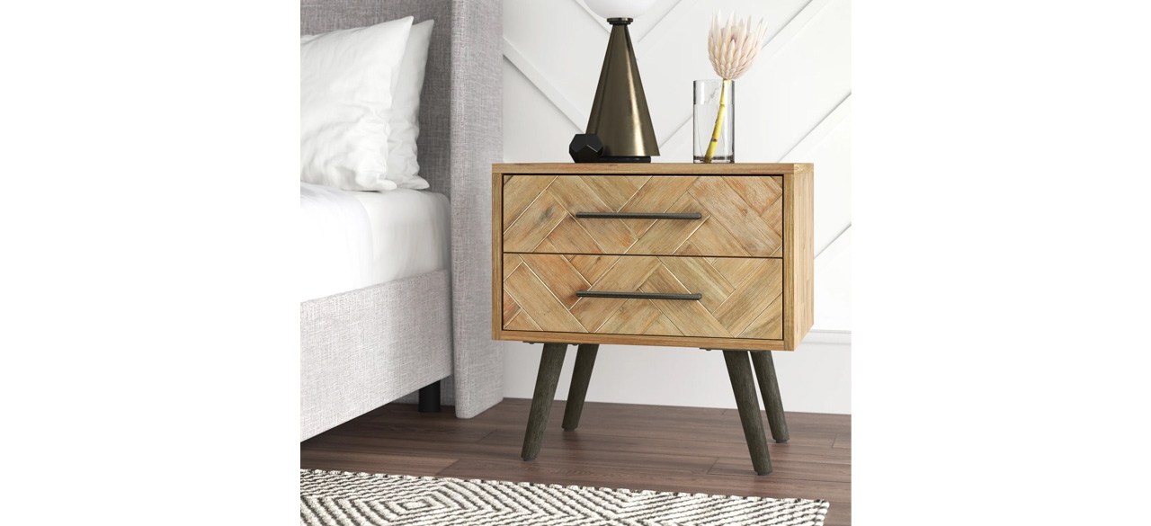 Best Archer Solid Wood Nightstand