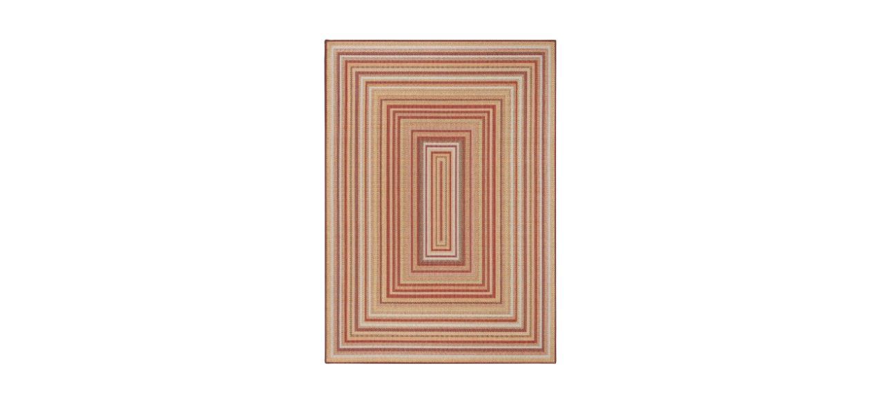 Sand & Sable Xavi Geometric Rug on white background