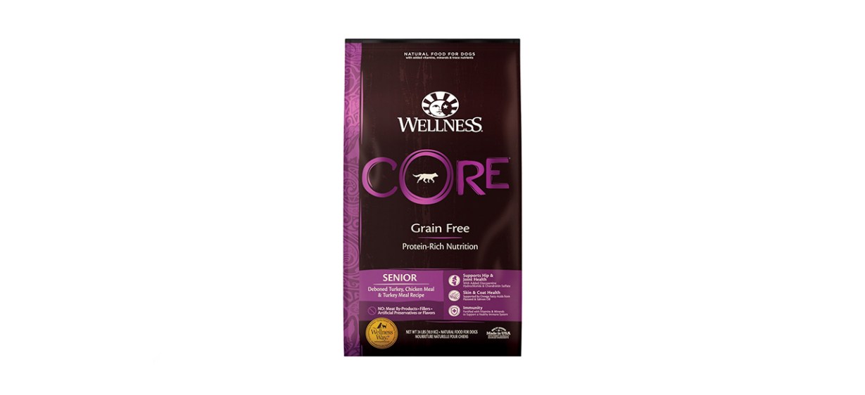 Wellness CORE Grain-Free Senior Deboned Turkey Recipe Dry Dog Food