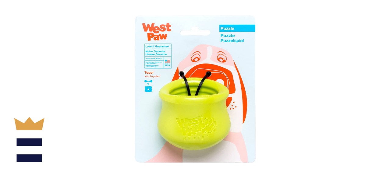 West Paw Zogoflex Toppl Treat-Dispensing Dog Puzzle Toy