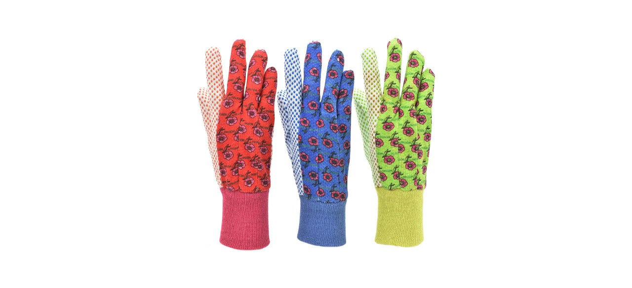 G & F Soft Jersey Garden Gloves