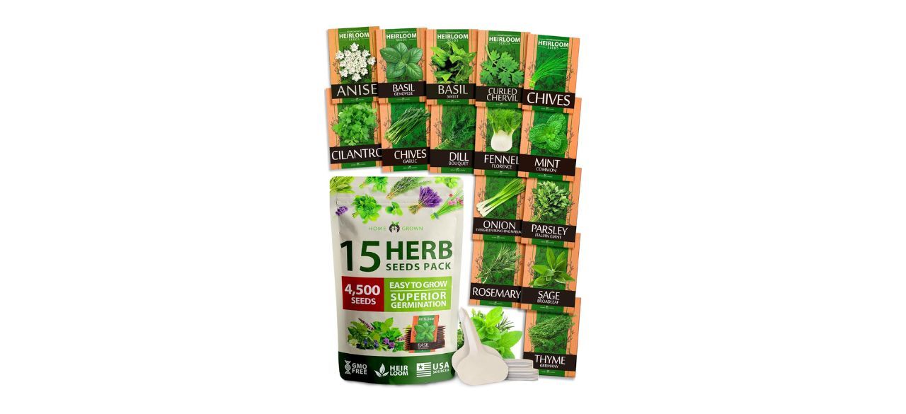 Home Grown Heirloom and Non GMO 4,500+ Culinary Herb Seeds