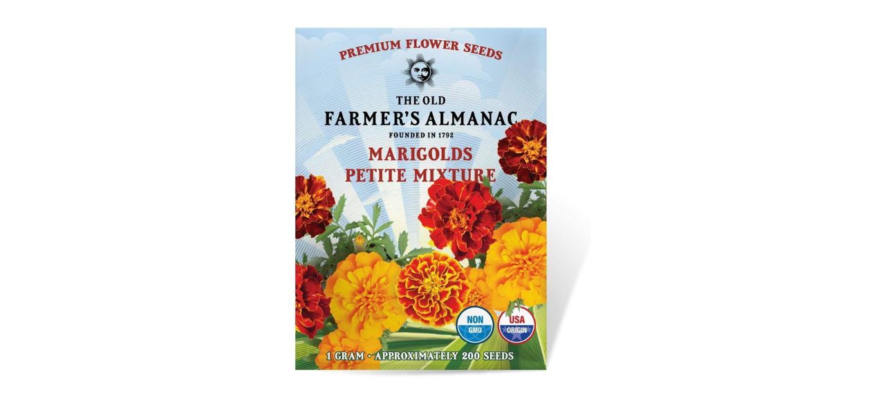 The Old Farmer's Almanac 200 Non-GMO Marigold Seeds