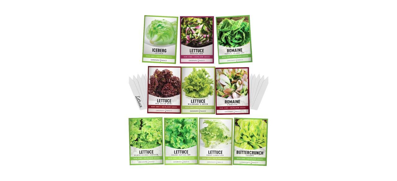 Gardeners Basics 23,000 Salad Greens Heirloom Vegetable Seeds