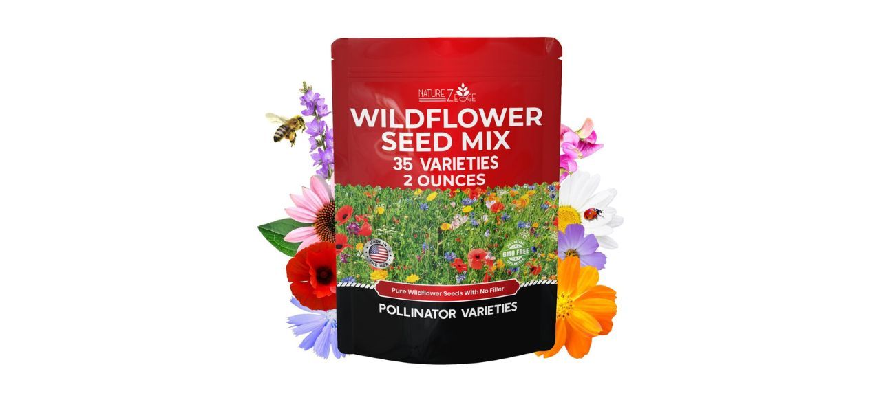 NatureZ Edge 35-Variety Mix of Annual and Perennial Bulk Flower Seeds