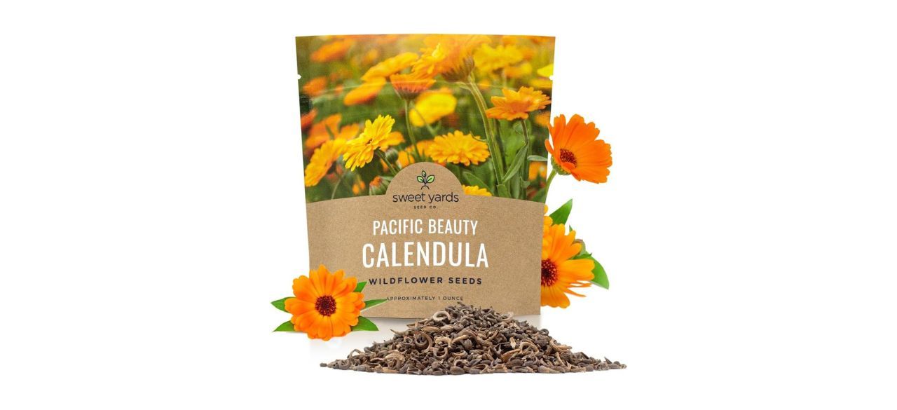 Sweet Yards Calendula 'Pacific Beauty Mix' Wildflower Seeds 