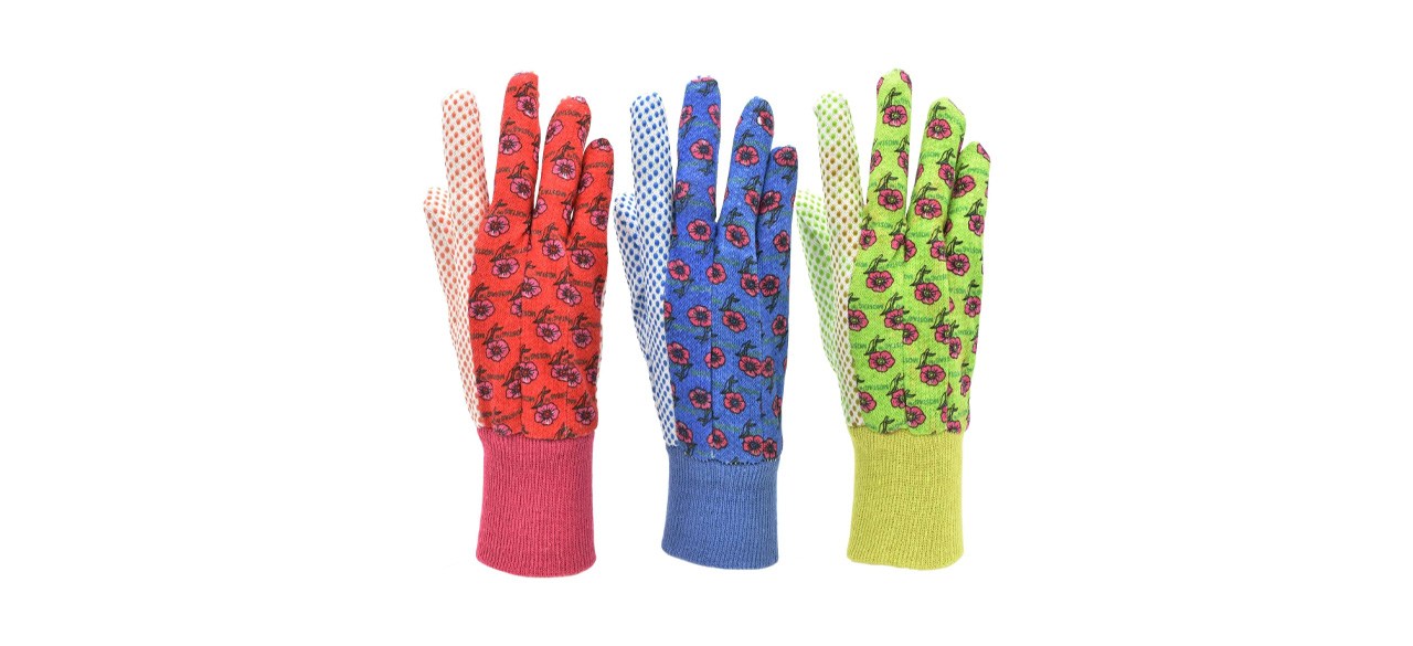 G & F Soft Jersey Garden Gloves