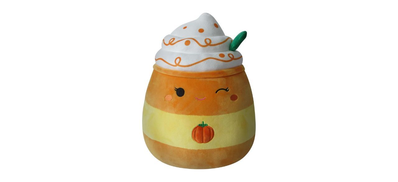 Squishmallows Original 14-Inch Delindy Orange Pumpkin Spice Latte