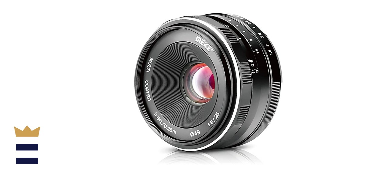 Meike 25mm F1.8 APS-C Large Aperture Wide Angle Lens Manual Focus Lens for Sony E