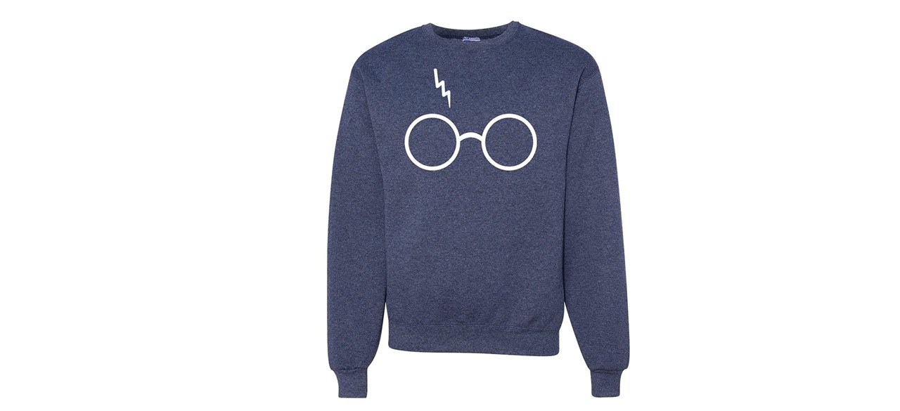 Wild Bobby Wizard Glasses Scar Unisex Sweater