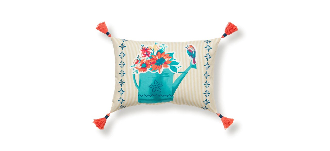 Best The Pioneer Woman Watering Can Outdoor Rectangular Pillow