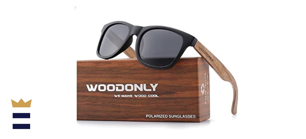 WOODONLY Retro Wood Polarized Sunglasses