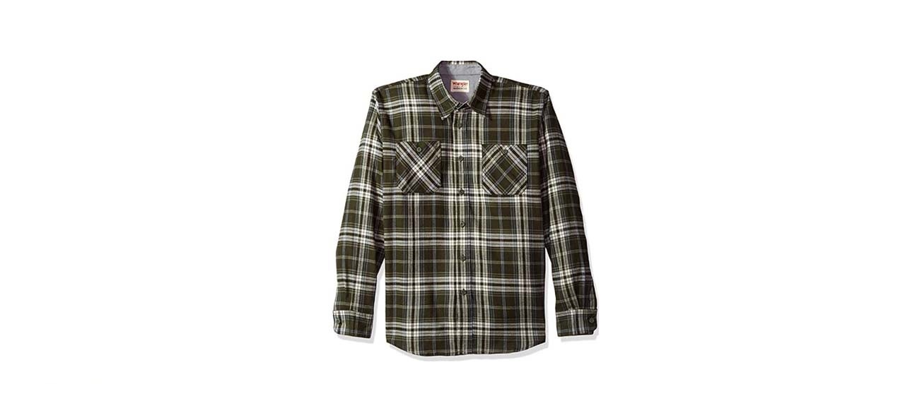 Wrangler Authentics Men's Long-Sleeve Flannel Shirt