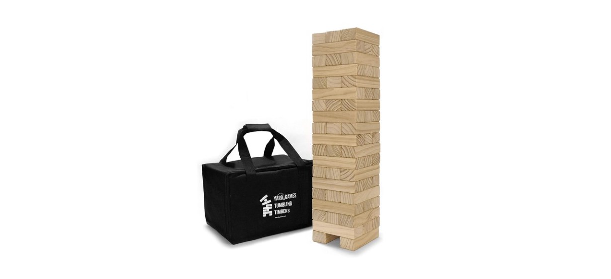 Yard Games Large Tumbling Timbers with Carrying Case