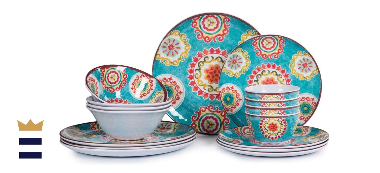 Yinshine 16-piece Melamine Dinnerware Set